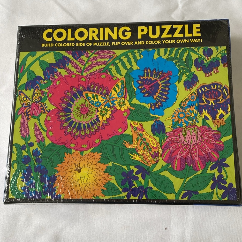 White Mountain 2 Sided Adult  300 Pc Puzzle NWT